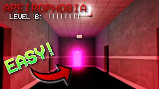 HOW TO ESCAPE Level 6  in Apeirophobia ROBLOX [upl. by Bohi]