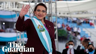 Xiomara Castro sworn in as Honduras first female president [upl. by Einahc]