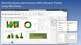 Diversity Equity and Inclusion DEI Initiative Tracker Using RAG Status  Project Management [upl. by Hibbitts414]