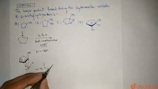 The major product formed during the hydroborationoxidation of 1methylcyclopentene is  12  N [upl. by Corene416]