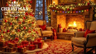 Cozy Christmas Music with Fireplace 🔥 Top Beatiful Christmas Music 🎄 Merry Christmas 2025 [upl. by Doughty354]