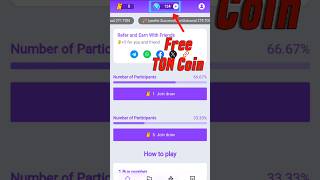 FREE 100 TON Coin  🥳 Claim fast shorts freetoncoin toncoin tonlucky freeusdt [upl. by Arthur]