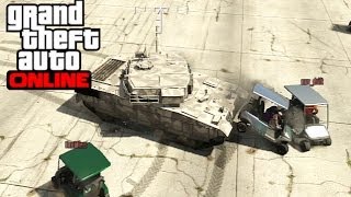 Gta 5 Online  Survive the Tank Gamemode Funny Moments [upl. by Eilhsa]