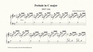 Bach Prelude in C major BWV 846 [upl. by Hukill]