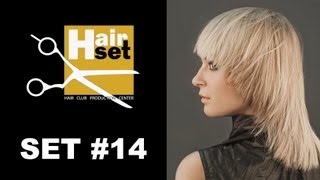 Hair Set  14 коктельная прическа женская стрижка макияж обесцвечивающие препараты  GB RU [upl. by Lora]