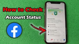 How to Check Account Status on Facebook  Full Guide [upl. by Amaso416]