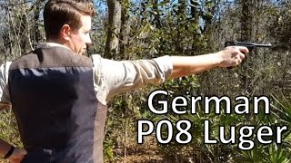 German P08 Luger Shooting [upl. by Eeroc443]