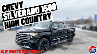 2023 CHEVROLET SILVERADO 1500 HIGH COUNTRY InDepth Review  Is This Worth The Money [upl. by Auqinat]