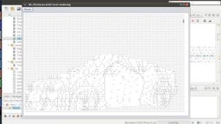 Java 3D ASCII Text from scratch  3D rendering to JTextArea ASCII Text test [upl. by Fredie]