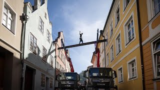 Freerunning LA  Parkour Project in Landshut Germany [upl. by Yevre75]