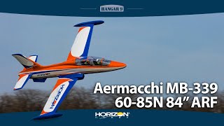 Hangar 9 Aermacchi MB339 6085N Turbine Jet ARF [upl. by Parfitt]