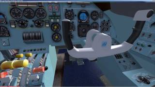 FSX  AN 28  Ан 28  Cold and Dark  EGPF  EGPR  Full flight [upl. by Yelrehs]