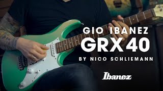 Ibanez GRX40 Demo by Nico Schliemann [upl. by Htebsle]