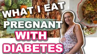 What I Eat in a Day While Pregnant with Diabetes  Gestational Diabetes Diet [upl. by Notfol]