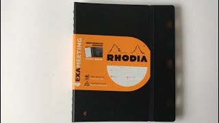 Rhodia Exameeting Organizer [upl. by Wilden160]