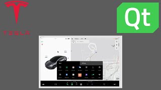 Lets Recreate the Tesla UI in Qt and QML PART 1 [upl. by Gnouc]