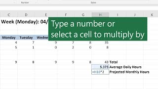 Multiplication in Microsoft Excel [upl. by Miof Mela]