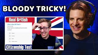 American Reacts to British Citizenship Test [upl. by Sackey153]