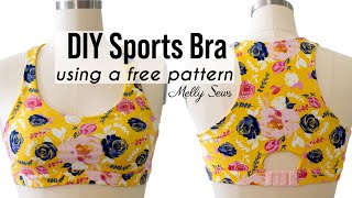 Make a DIY Sports Bra  Racerback Style [upl. by Fessuoy591]