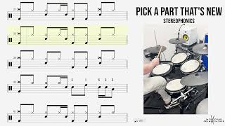 🥁 Pick A Part Thats New Stereophonics DRUMS ONLY [upl. by Artim]