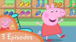 Peppa Pig  Shopping and new things 3 episodes [upl. by Lallage956]