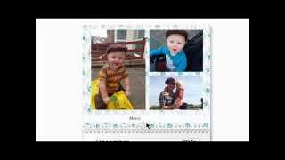 Personalised photo calendars from Vistaprint  Christmas spot 2014 [upl. by Zzahc]