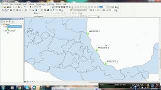 cómo insertar puntos de coordenadas geográficas en Arcmap desde excel [upl. by Des121]