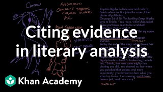 Citing evidence in literary analysis  Reading  Khan Academy [upl. by Reel]