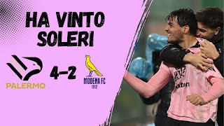 PALERMO 4 MODENA 2 HA VINTO SOLERI [upl. by Catharine91]