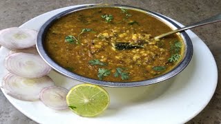 काळी उडिद डाळीची आमटी  kali udid dalichi aamti  urad dal curry recipe  Archana Marathi tadka [upl. by Eirovi]