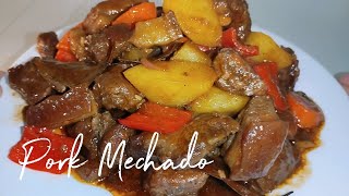 How to Cook Pork Mechado  Pork mechado easy recipe [upl. by Alleinad689]