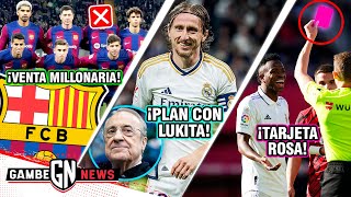 ¡CONFIRMADO BARÇA VENDE su PRIMER CRACK🚨l ¡ÉPICO PLAN de MADRID con MODRIC😱l ¡NUEVA TARJETA ROSA [upl. by Oicnerolf]