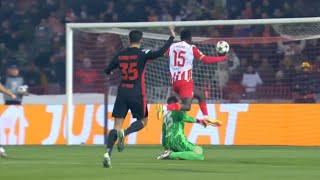 Silas Katompa Mvumpa Goal vs Barcelona Crvena Zvezdavs Barcelona Highlights Champions League 2024 [upl. by Hyozo]