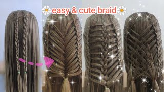 Attractive amp beautiful amp easy hairstyle for long hair😍😍 [upl. by Sweatt]