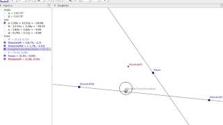 Parabola from a Directrix amp Focus Geogebra [upl. by Atiuqal]