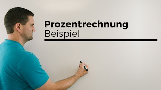 Prozentrechnung Beispiel Formel und Dreisatz Rechnen mit Prozenten  Mathe by Daniel Jung [upl. by Arhoz368]