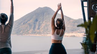 Yoga in EAGLES NEST ATITLAN in Guatemala [upl. by Setsero]