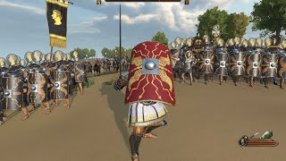 Mount amp Blade II Bannerlord legions marching roman battle 2 [upl. by Tiffie245]