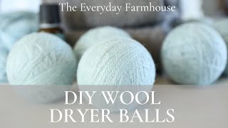 DIY Wool Dryer Balls [upl. by Nojid152]