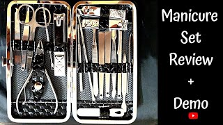 Multipurpose MANICURE KIT Review and Uses  18 Pc Manicure Set  How to use MANICURE KIT [upl. by Aro429]