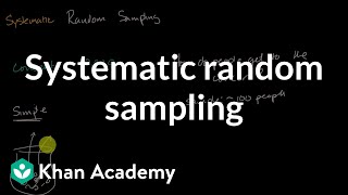 Systematic random sampling  AP Statistics  Khan Academy [upl. by Notyard]