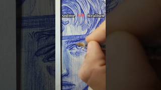 Drawing Naruto anime vs realism shorts [upl. by Sosthina]