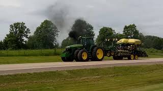 John Deere 8520 Rolling Coal [upl. by Elleynad]