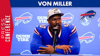 Von Miller  “Proud Of My Team”  Buffalo Bills [upl. by Relyt152]