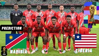 Namibia 1 vs 1 Liberia CAF 2026 FIFA World Cup Qualifiers Commentary Score amp Highlights [upl. by Feodor]