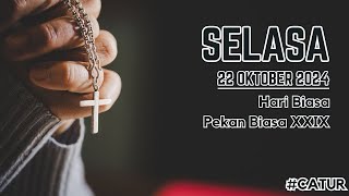 Bacaan Liturgi Selasa 22 Oktober 2024  Hari Biasa Pekan Biasa ke XXIX [upl. by Urias]