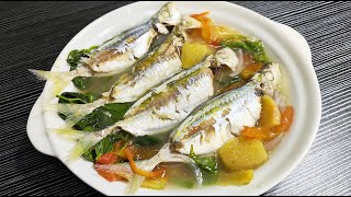 Kinamatisang isda  Salay Salay fish recipe [upl. by Atsiuqal]