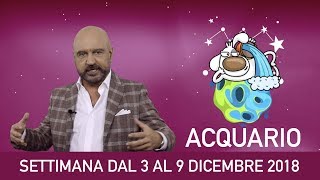 ACQUARIO l’oroscopo di Capitani  Settimana 3  9 Dicembre [upl. by Korten]