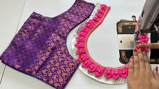 Very Stylish Blouse Designs  Blouse Ki Design  Cutting And Stitching Back Neck Blouse Design [upl. by Cly]