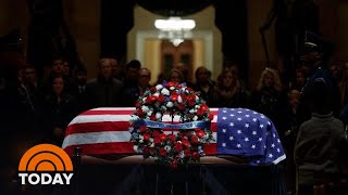 George HW Bush’s Funeral NBC Anchors Remember His Legacy  TODAY [upl. by Kiker]